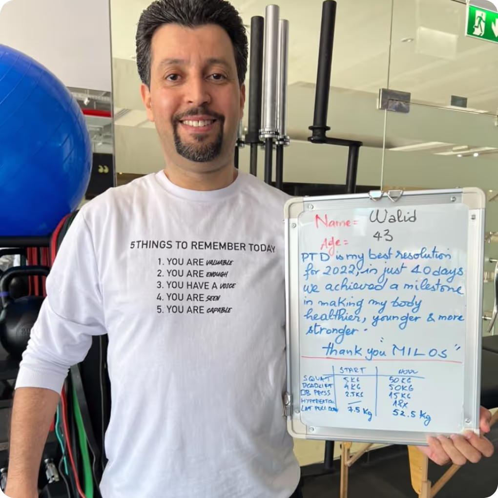 Personal Trainer Dubai Client Result
